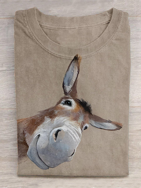 Funny Donkey Art Design T-shirt